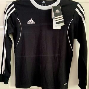 Adidas Squadra 13 Climalite Boys Athletic Black long sleeve jersey